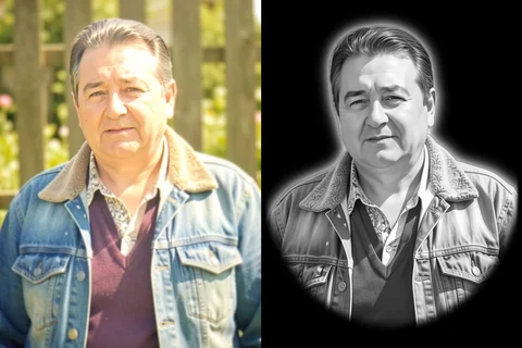 Пример 6: исходная фотография слева, результат авторетуши справа